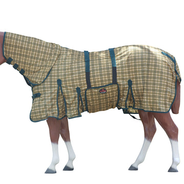 66-84 Inches Hilason Horse Fly Sheet Uv Protect Mesh Bug Mosquito Summer Spring